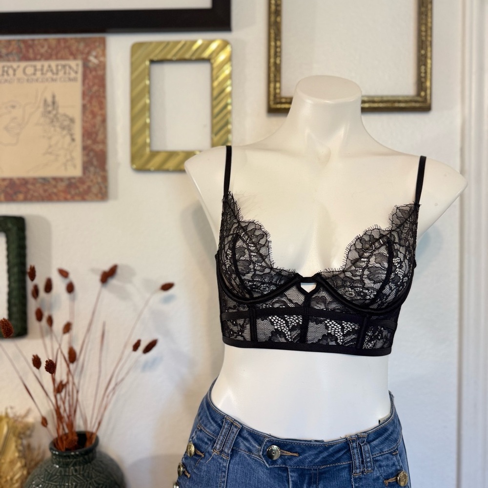 Victoria's Secret Black Lace Bra